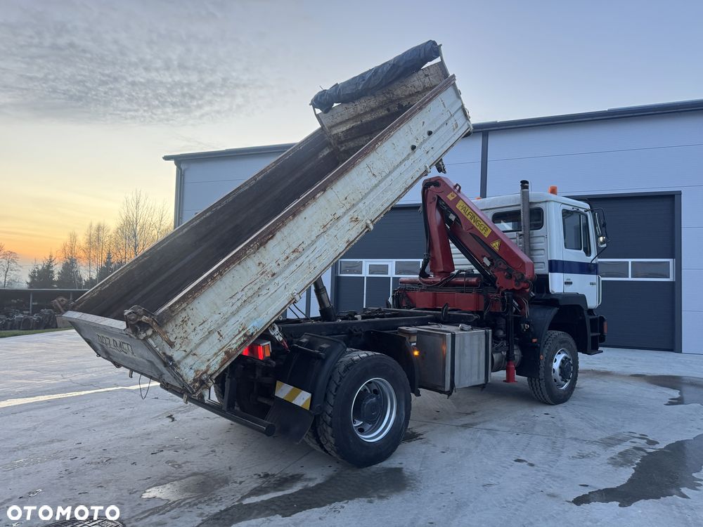 MAN 19.420 4x4 Wywrotka 3x Meiller Oryginał HDS Palfinger - 11