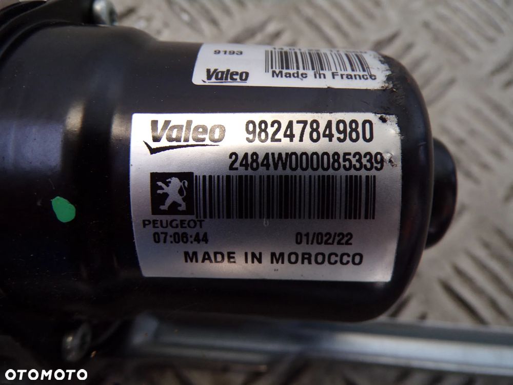 MECHANIZM WYCIERACZEK OPEL MOKKA B CORSA F PEUGEOT 208 II 9824784980 - 2