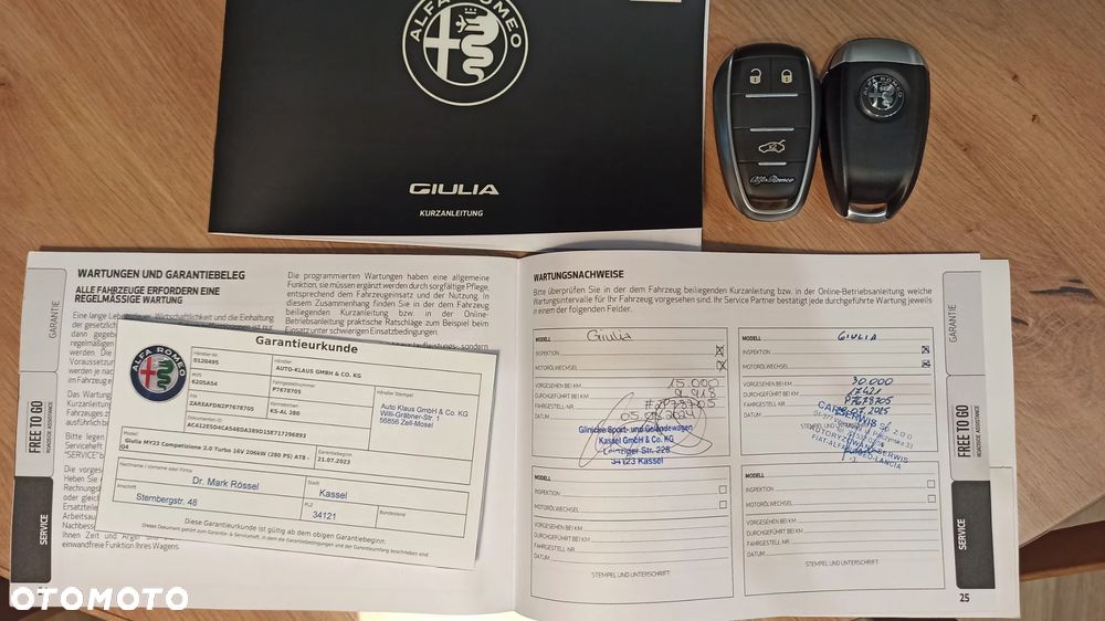 Alfa Romeo Giulia 2.0 Turbo Competizione Q4 - 24