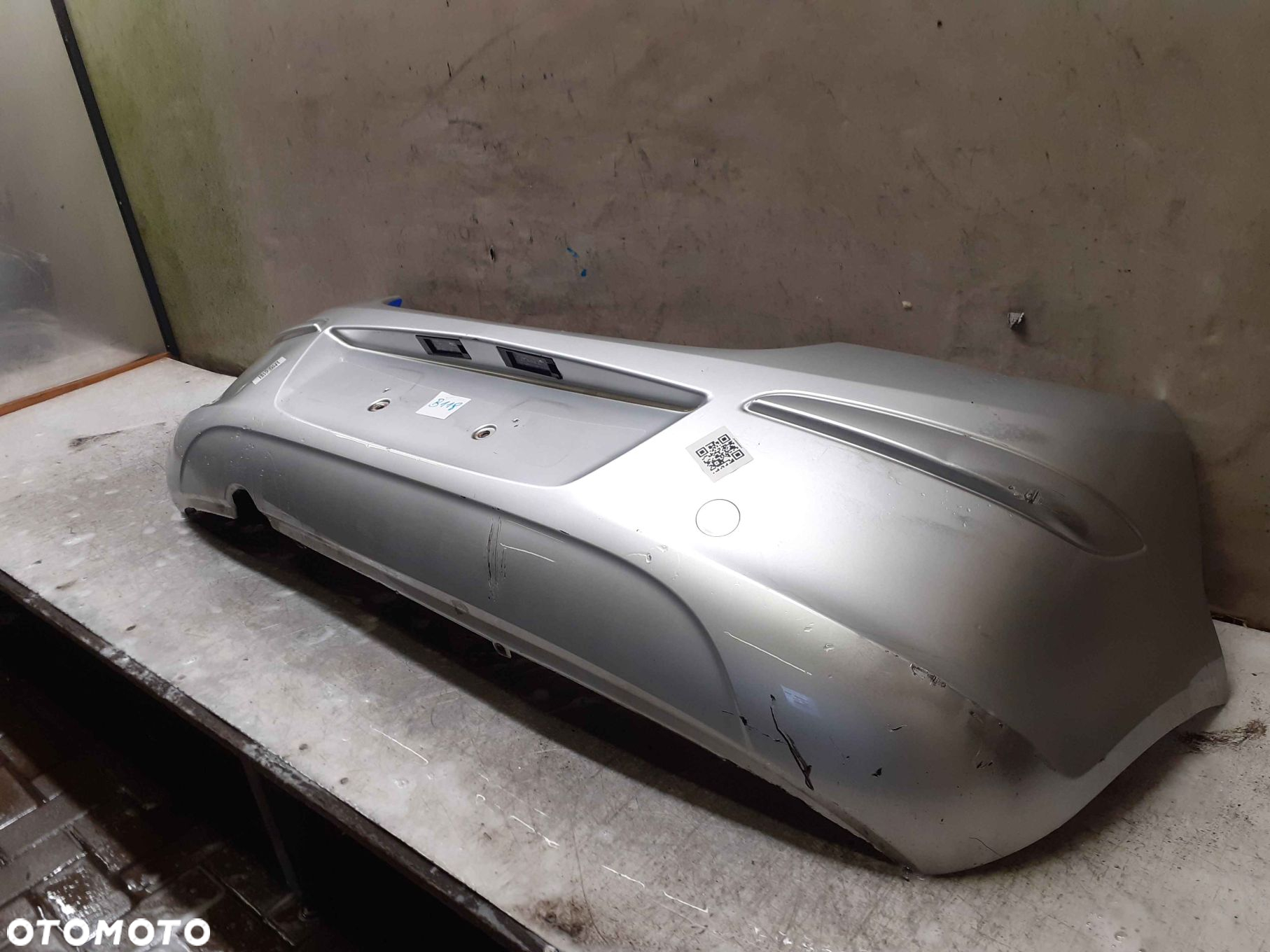 ^ ZDERZAK TYŁ TYLNY OPEL CORSA D Z157 SREBRNY 5D 5 DRZWI HB - 3