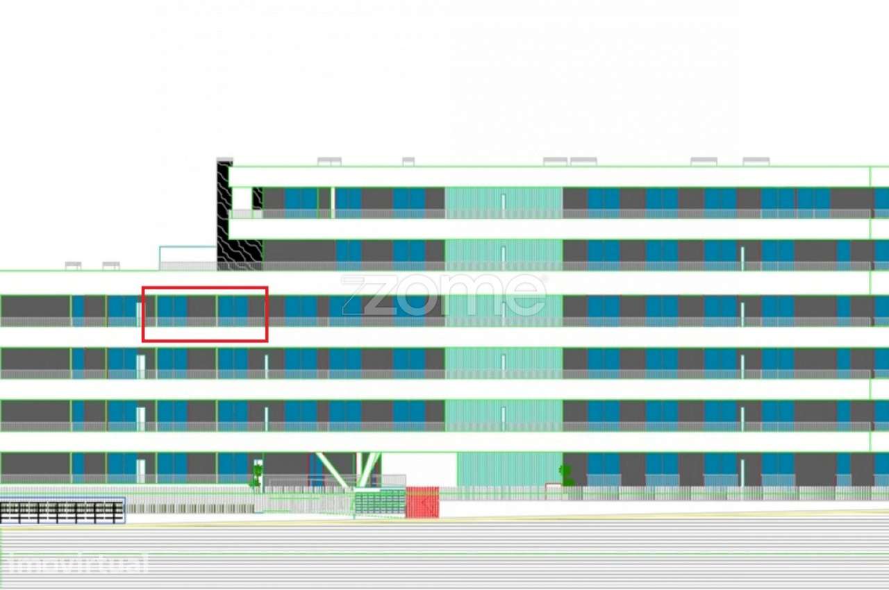 Apartamento T1 c/ Varanda, Freamunde, Paços de Ferreira (Fração BA) - Grande imagem: 4/17