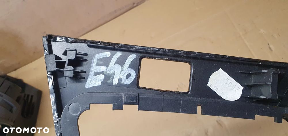 Ramka dekor tunelu zmiany biegów BMW 3 E46 8211465 - 6