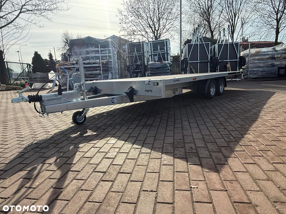 Martz Przyczepa Martz GT Plateau 450 DMC 3T 450x200 platforma podłoga sklejka spawana rama Motomus - 4