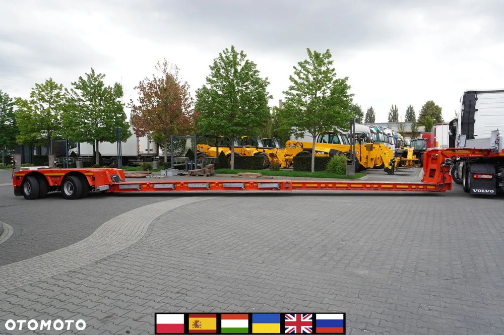 Kassbohrer LB2 TIEF-BETT / 16.5 m / Naczepa rozsuwana / osie skrętne / 2 sztuki - 1