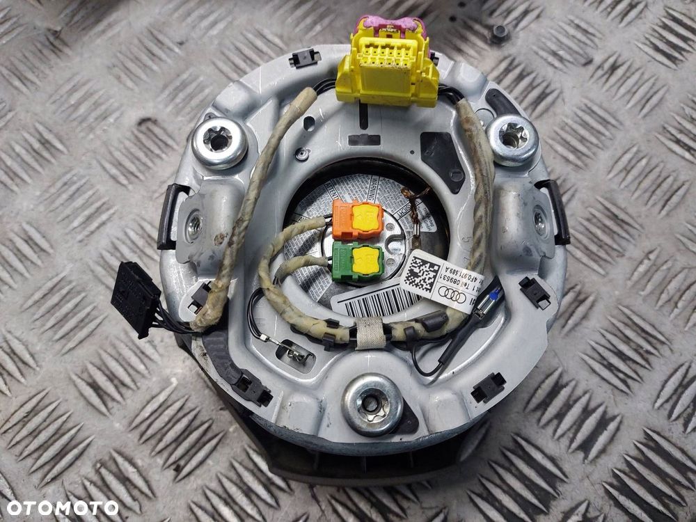 KIEROWNICA GRZANA + PODUSZKA AUDI A8 D3 4F0419091AH 4E0880201BL - 11