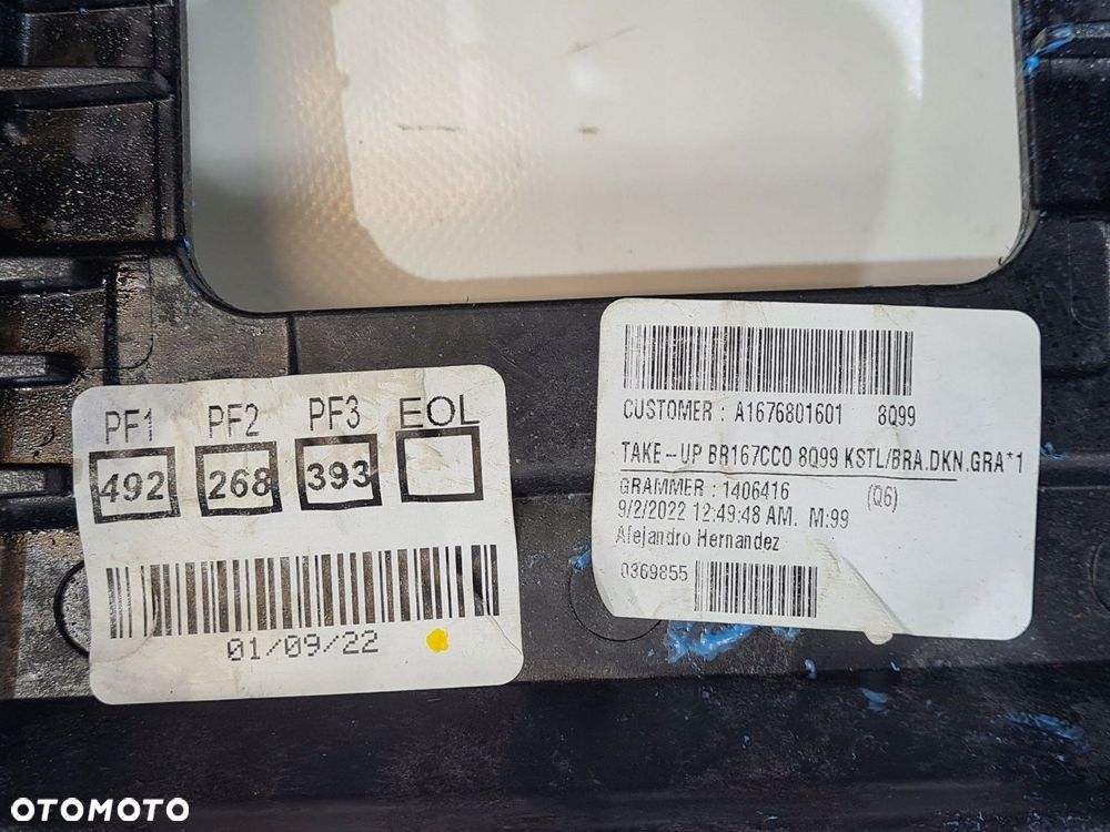 tunel środkowy ramka mercedes gle w167 a1676801601 - 8