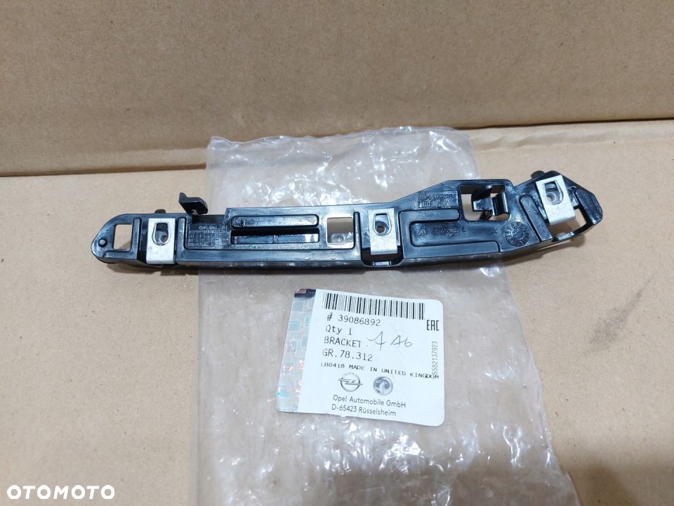 Opel OE 39086892 Ślizg zderzaka Prawy przód - 1