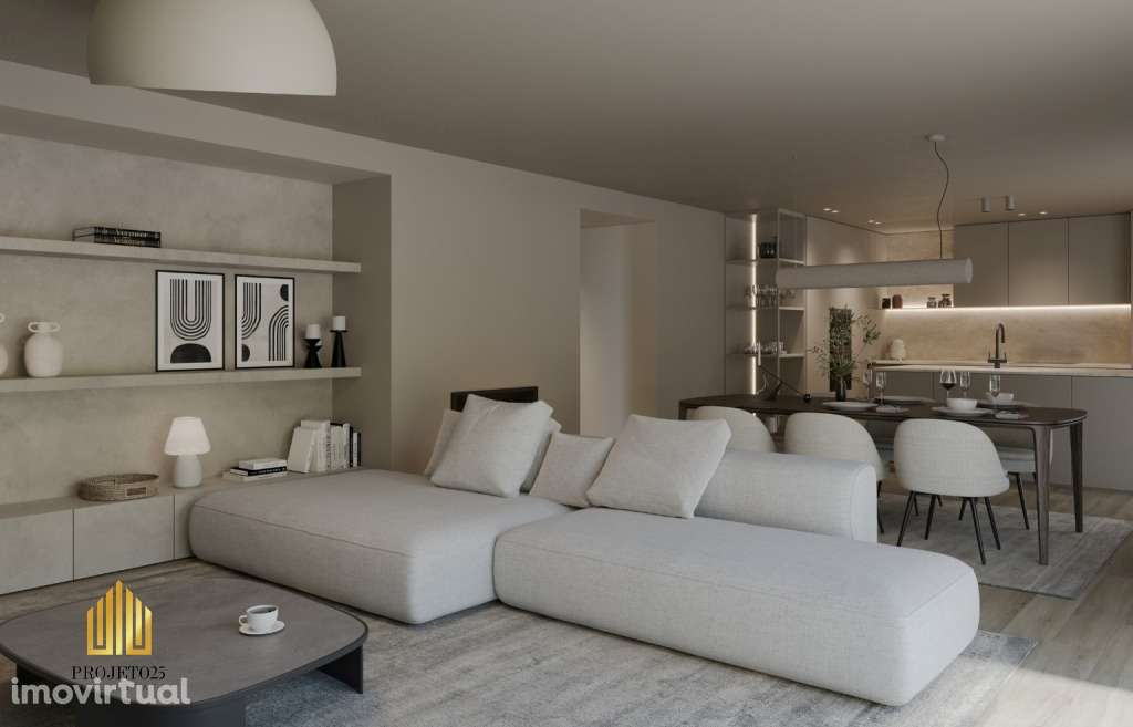 T3 NOVO, Varanda 16m2 em Condº Fechado com Piscina e jardins privados. - Grande imagem: 3/19