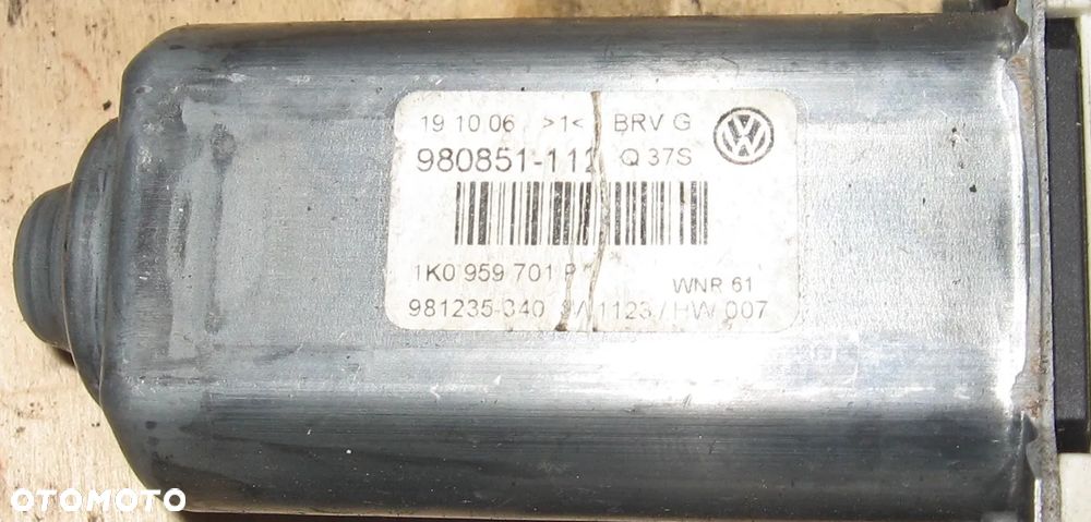 podnośnik szyby silnik lewej przód GOLF V TOURAN PASSAT B6 1K0959793L VOLKSWAGEN - 3
