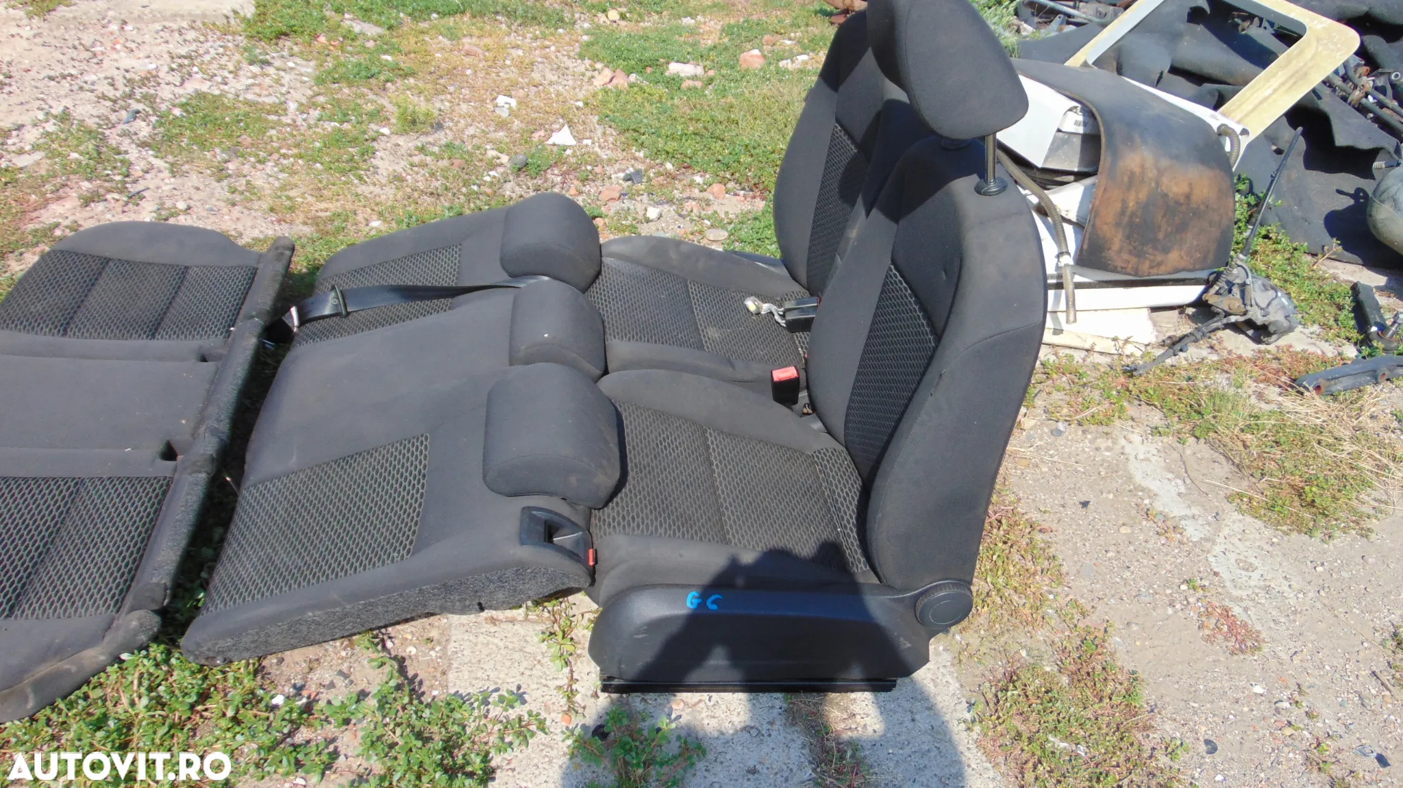 banchete spate VW Golf 6 model 5 usi scurt hatchback bancheta spate completa dezmembrez golf 6 - 4