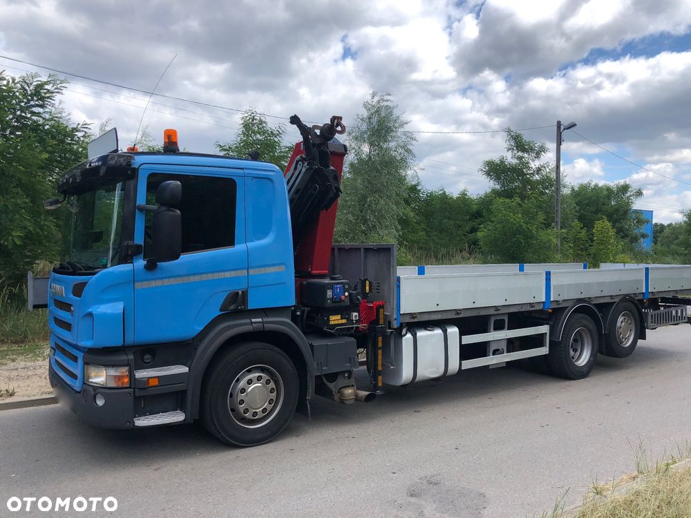 Scania P 280  HDS HMF 1720 K 3  DL. 8.2m do przewozu długich ładunków - 7