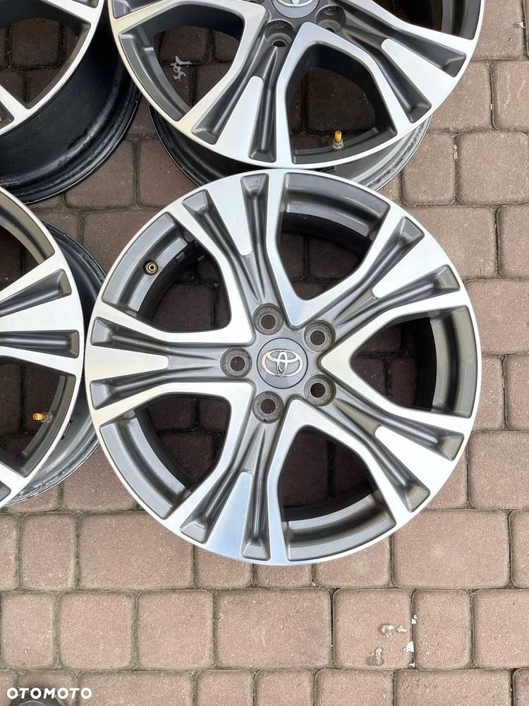 Oryginalne alufelgi Toyota 5x114,3 17 cali CZUJNIKI RAV4 BICOLOR - 7