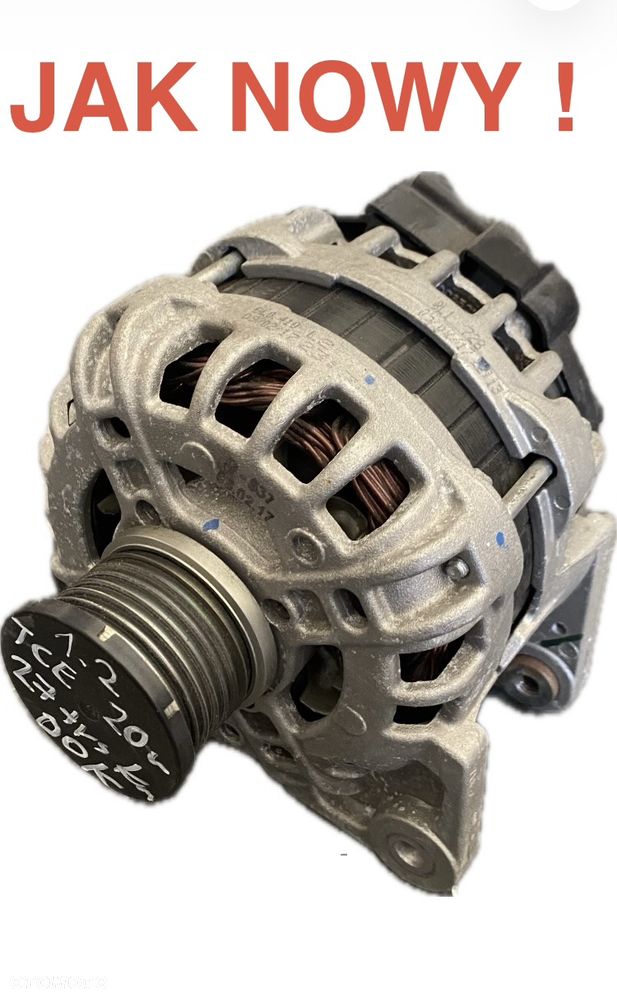 DACIA DOKKER LODGY 1.2 TCE  JAK NOWY ! ! ! ORYGINALNY ALTERNATOR SANDERO 0.9 TCE RENAULT CAPTUR 1 I Clio IV 4 1.2tce  0.9tce 231008593R - 1