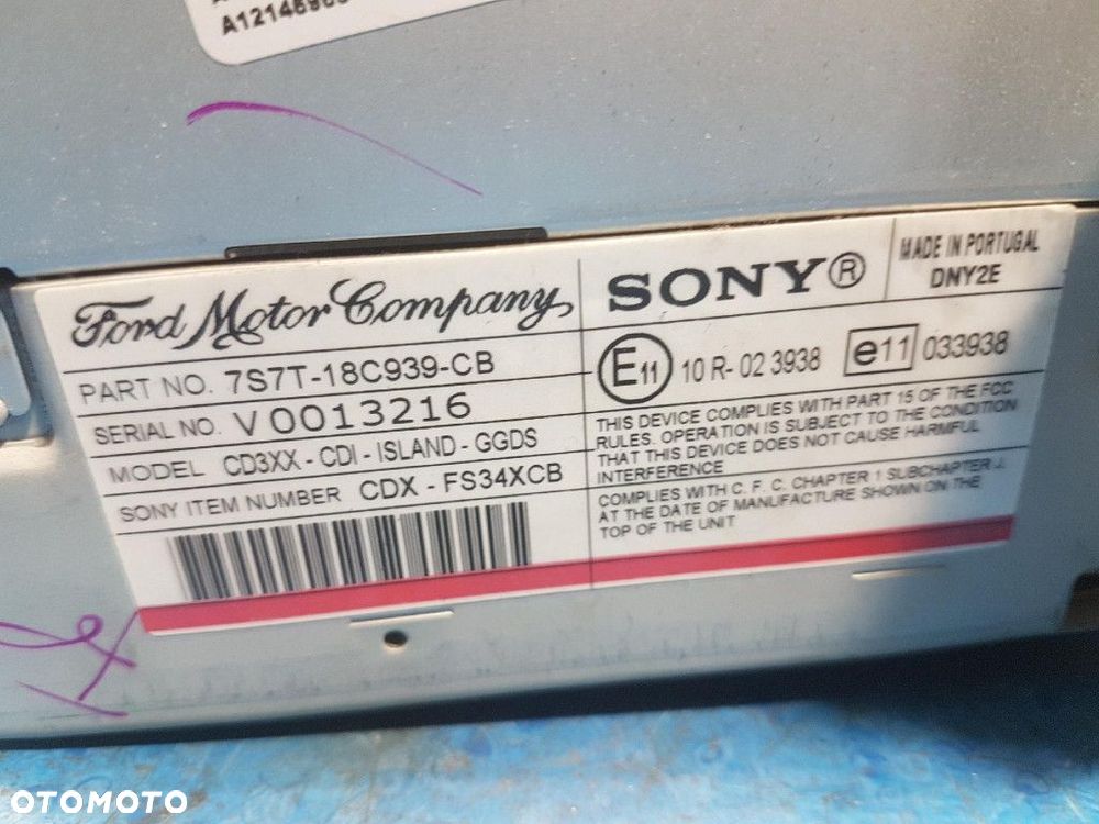 FORD S-MAX I RADIO VP6M2F-18C821-AG - 2