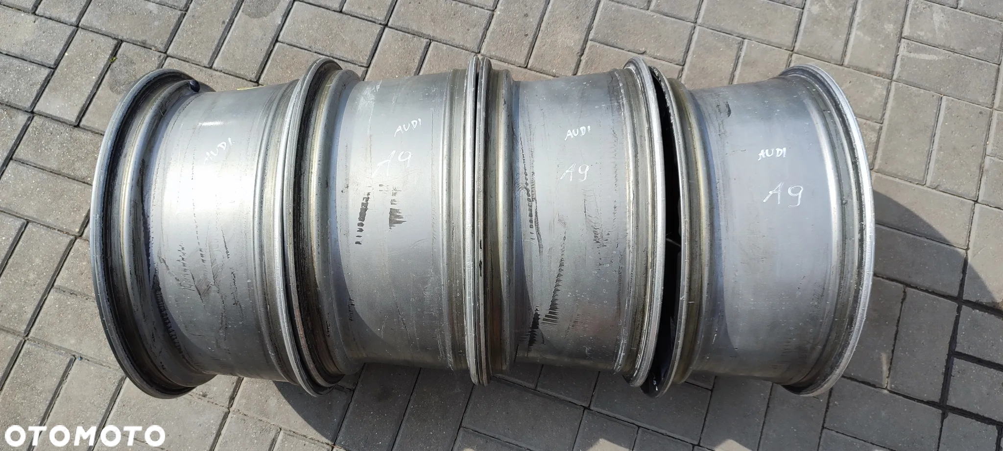 FELGI ALUMINIOWE 5x112 8Jx18 CALI ET48 fi 57.1 AUDI A4 A6 A8  VW SEAT SKODA KOMPLET 4 SZTUKI - 11