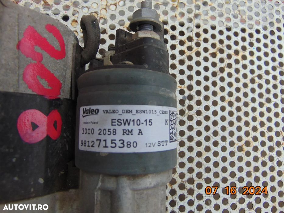 electromotor Peugeot 1.2vti 208 308 2008 Citroen c4 c3 Opel Corsa F cr - 5