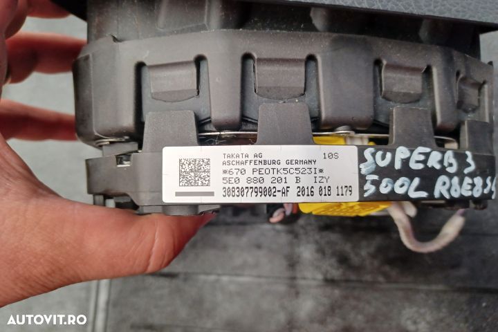 Airbag volan / sofer 5E0880201B PIESA NOUA 5E0880201B Skoda Superb 3 - 5