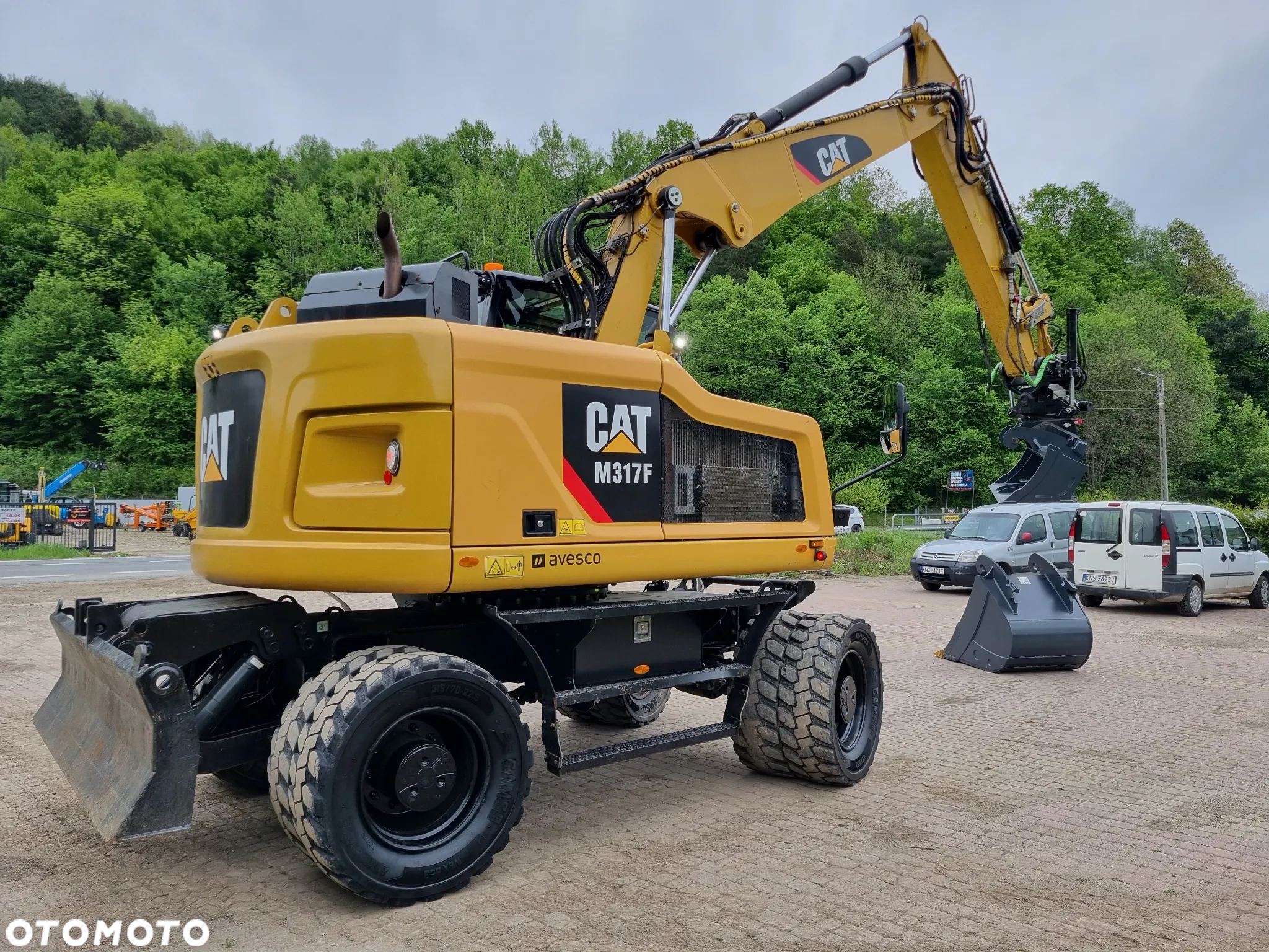 Caterpillar M317F Koparka Gąsienicowa 19 ton z Głowicą Obrotowo-Uchylną Steelwrist X20 Jak Nowa Z Norwegii - 4
