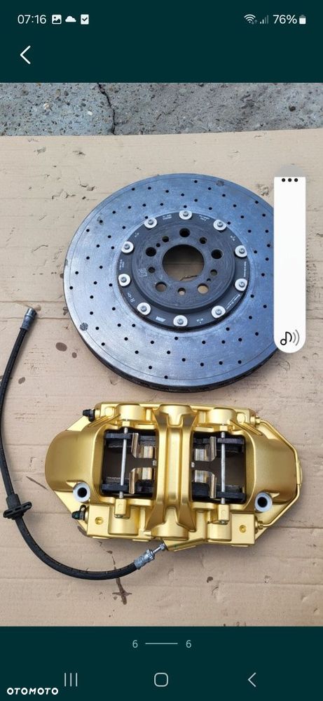 Zacisk Przód Prawy BMW m3 G80 G81 m4 G82 G83 2022r Ceramika - 6
