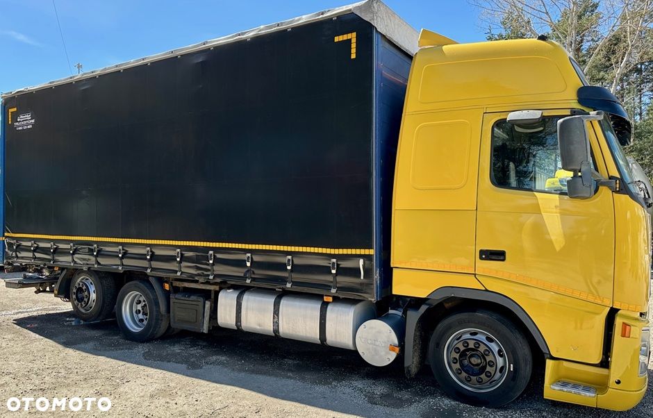 Volvo FH12 420 6x2 JUMBO OŚ PODNOSZONA ZABUDOWA FIRANKA DŁ:7.80m WINDA HYDRAULICZNA KLIMA 2xALUTANK I-SHIFT LODÓWKA 2006r WAGA:11087kg DMC:24000kg - 5