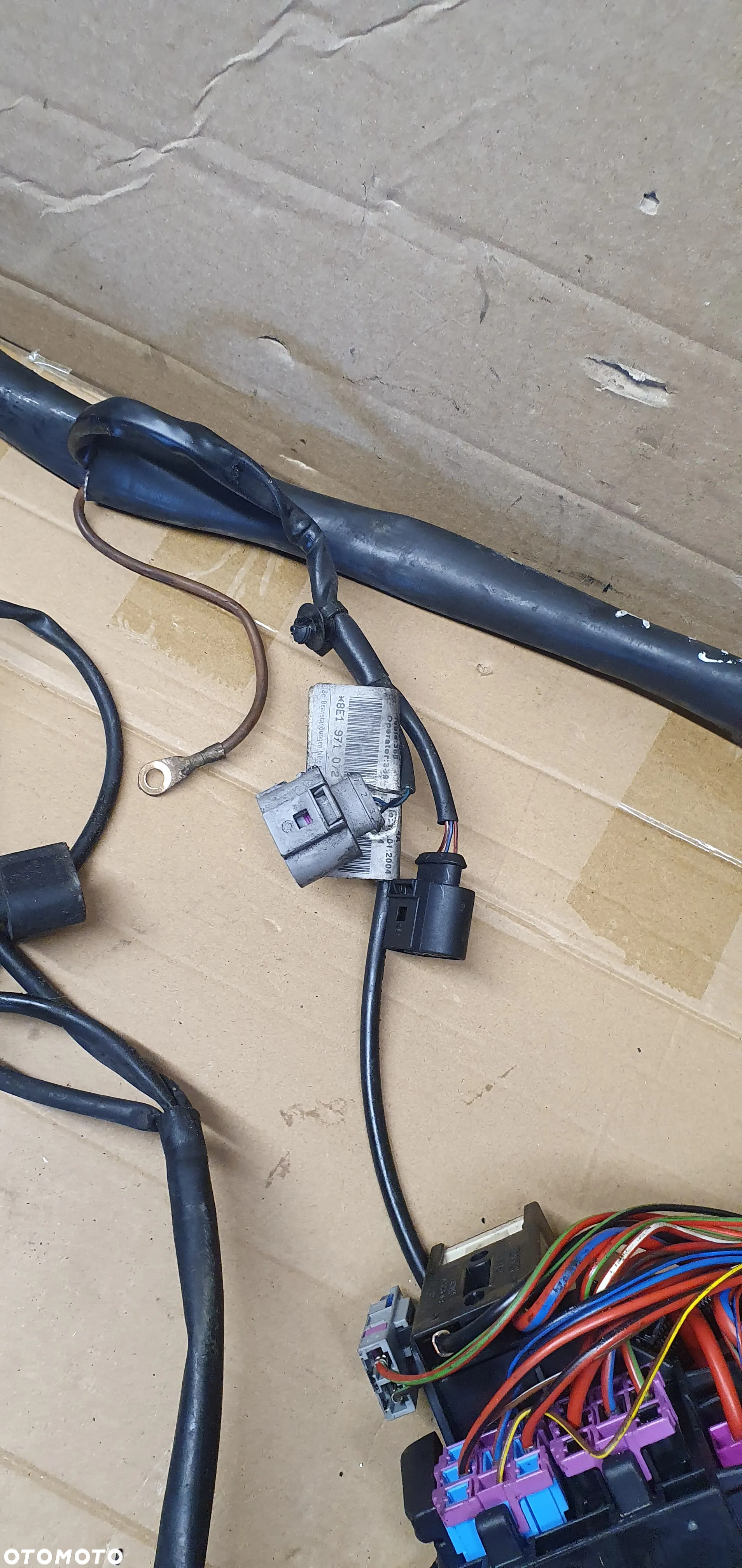 Wiązka instalacja silnika Audi A4 B6 1.9 TDI Automat 8E1971072NT - 3