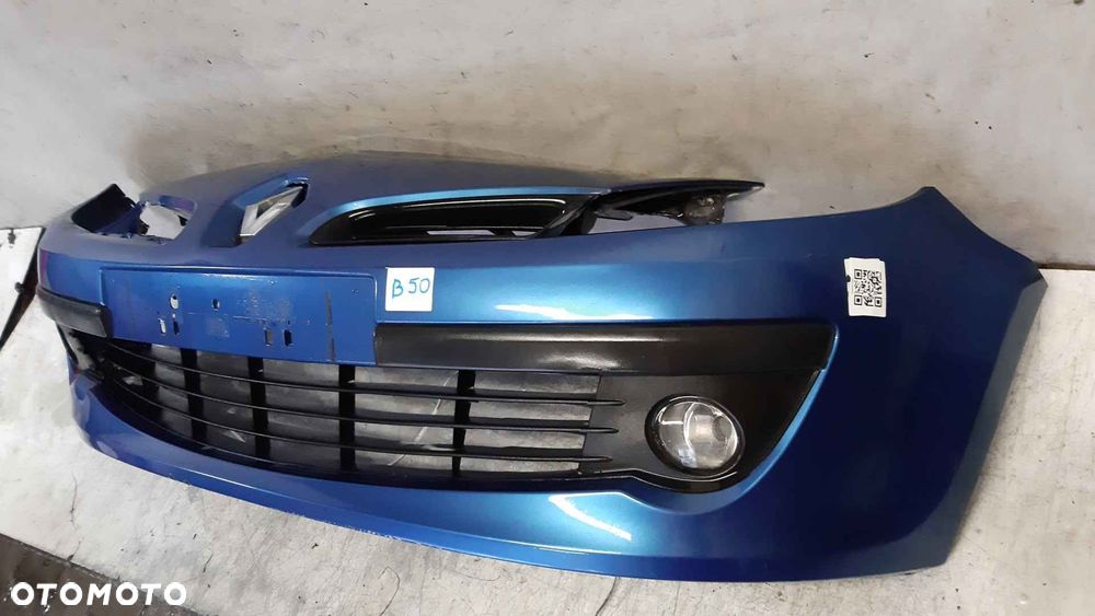 ^ ZDERZAK PRZÓD PRZEDNI DO RENAULT CLIO 3 III 195 TERNA NIEBIESKI HALOGENY - 3