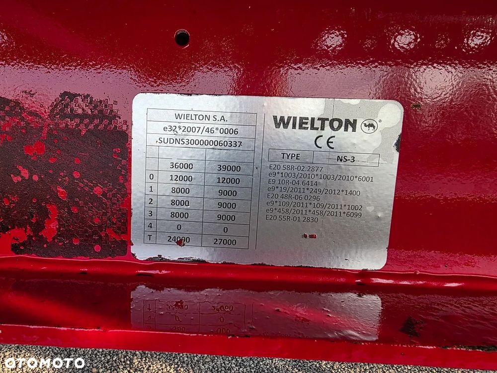 Wielton Platforma mega oś podnoszona - 13