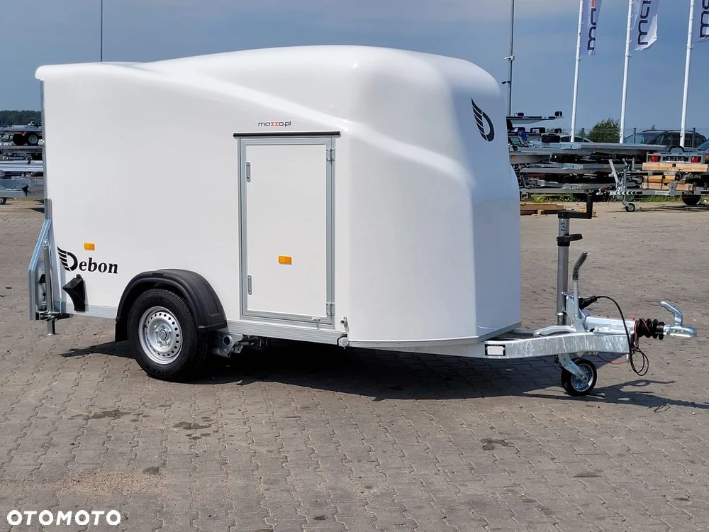 Debon Przyczepa kontener furgon box DMC1300kg Cargo 300x150x170cm rampa tylna aluminiowa - 10