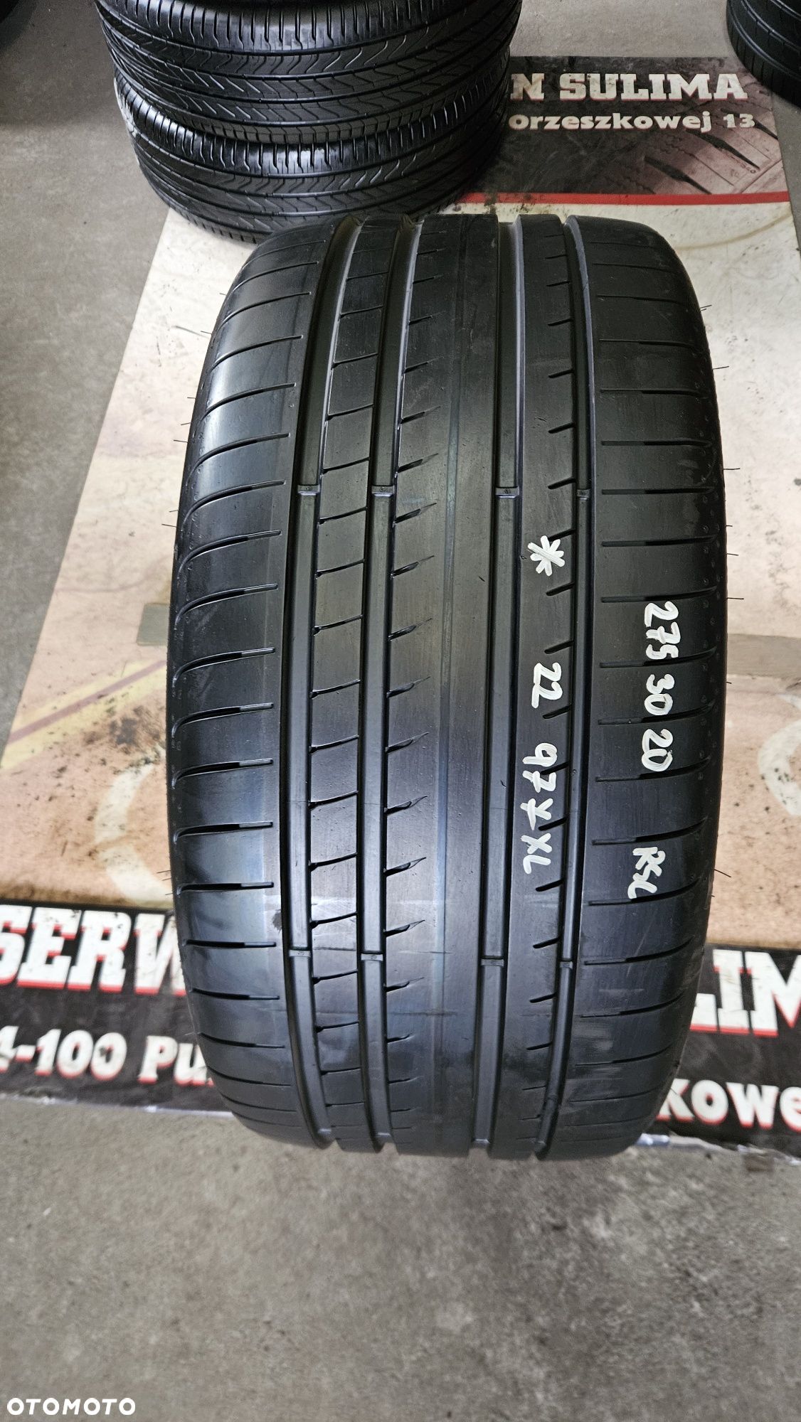 opona używana 275/30R20 Goodyear EAGLE F1 asymetric 5 RSC RUNFLAT - 1
