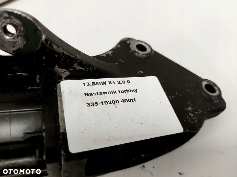 BMW X1 E84 2.0 D NASTAWNIK TURBINY 335-19200 BMW X1 E84 DIESEL - 3
