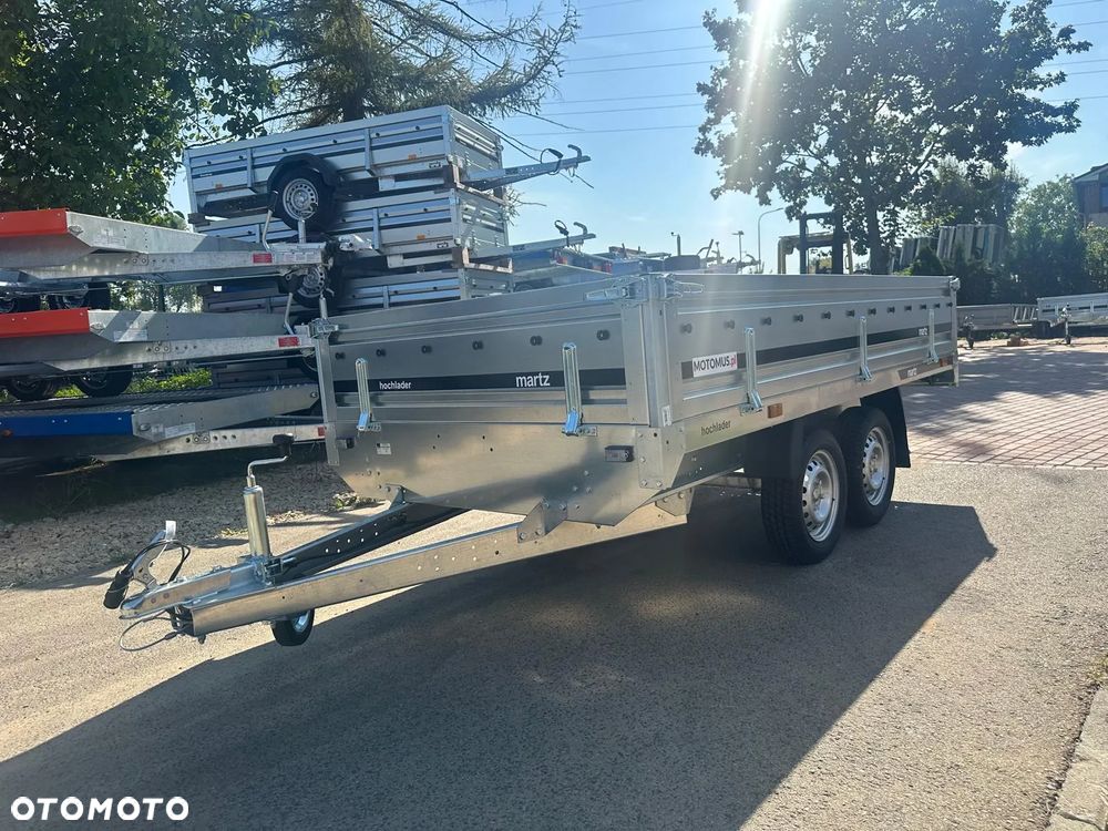 Martz Przyczepa Martz Hochlader 300/2 DMC 750 kg 300x150x40 2 osie wszystkie burty otwierane - 10