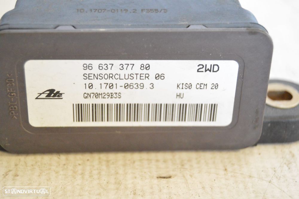 MODULO ESP SENSOR ELETRONICO ORIGINAL 1017010639 9663737780 CITROEN DS3 DS 3 1.6 HDI 92CV 9HP 9H06 10JBOL INJEÇÃO BOSCH - 2