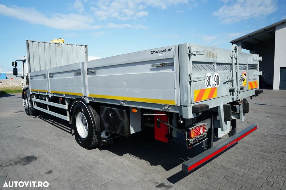 DAF LF 250 / 4X2 / LIVRARE - 7.3 + HDS HYVA HB 150X -E3 / RADIOCOMANDĂ / ROTATOARE / MAX. CAPACITATE DE RIDICARE: 5200 KG / EURO 6 - 16