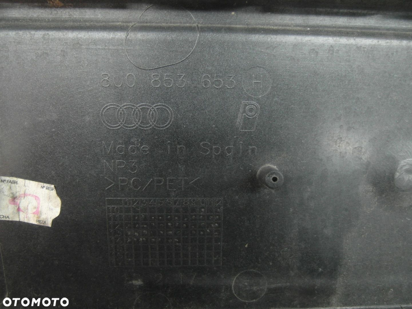 GRILL ATRAPA ZDERZAKA AUDI Q3 8U0853653H NR 70 - 8