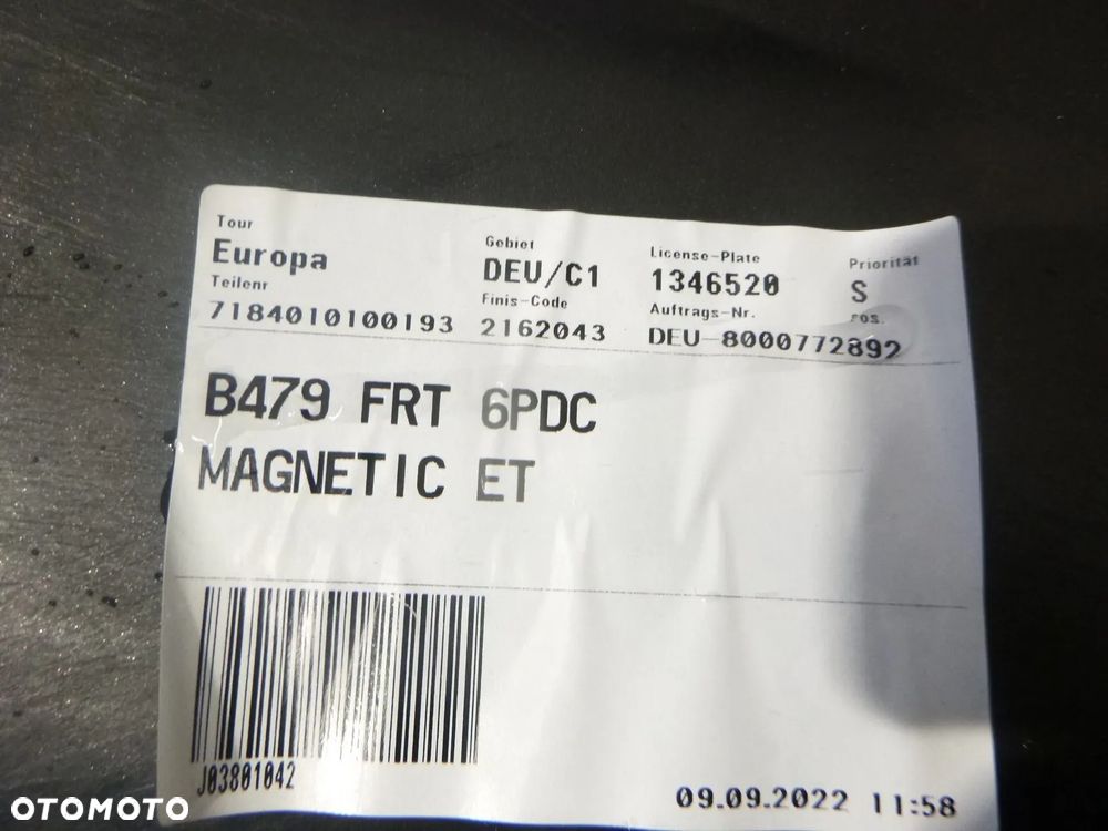 zderzak nowy oryginał kolor b479 magnetic et ford fiesta mk8 17r- przód przedni - 2