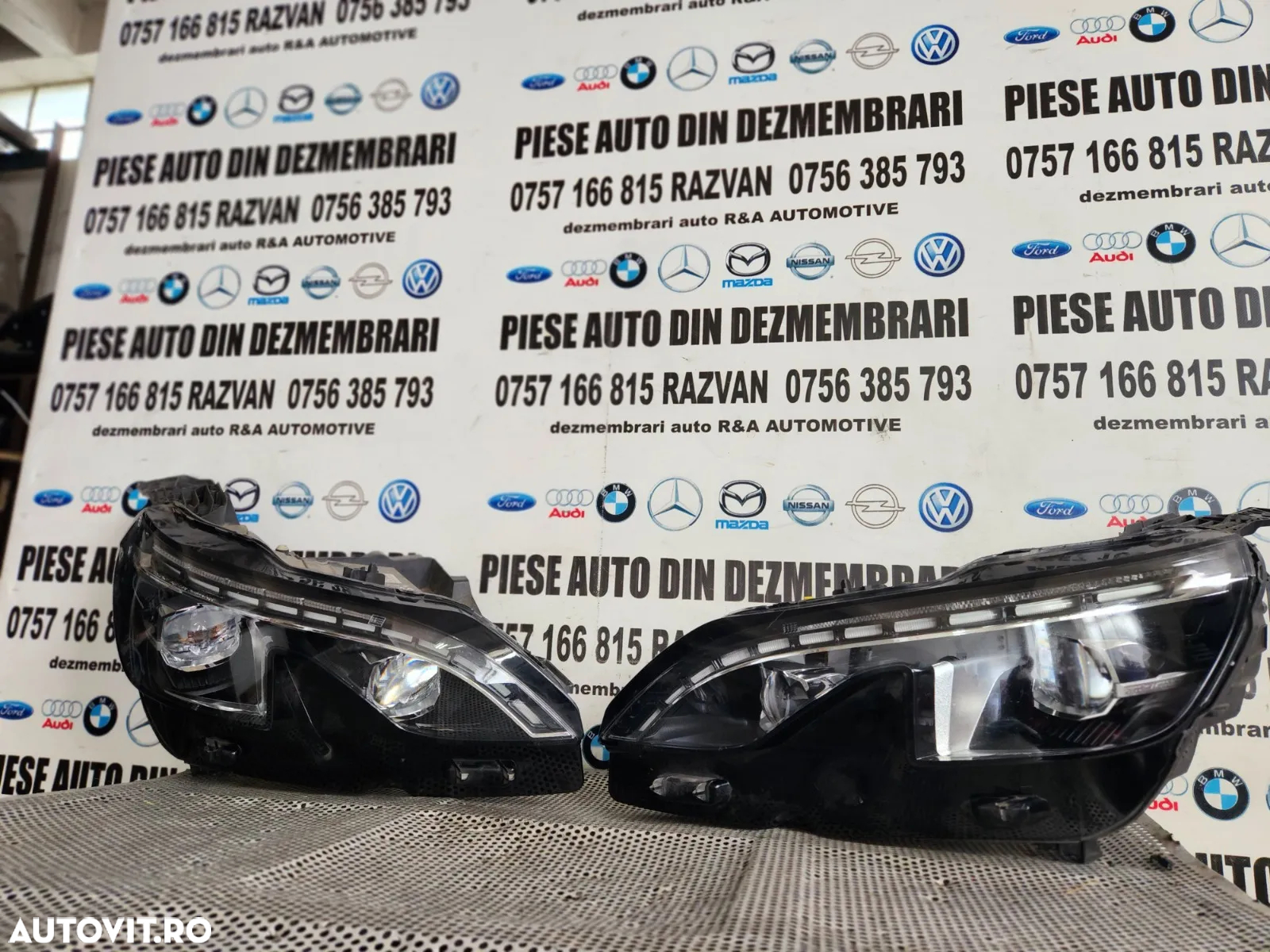 Faruri Far Stanga Dreapta Complet Full Led Peugeot 3008 / 5008 Cod   Europa Impecabile An 2017-2018 - 3