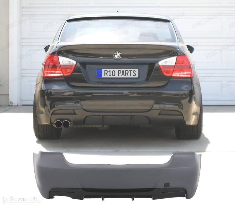 PARA-CHOQUES TRASEIRO BMW E90 08-12 LOOK M PERFORMANCE - 1