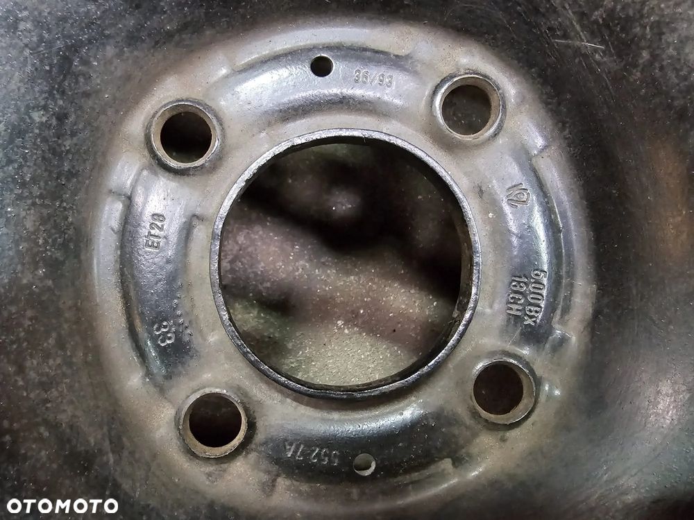(V49) Felga stalowa 13'' Zapas Peugeot 1007 206 207 208 308 Citroen C3 C4 Berlingo II Xsara / 5Jx13 ET28 4x108 - 2