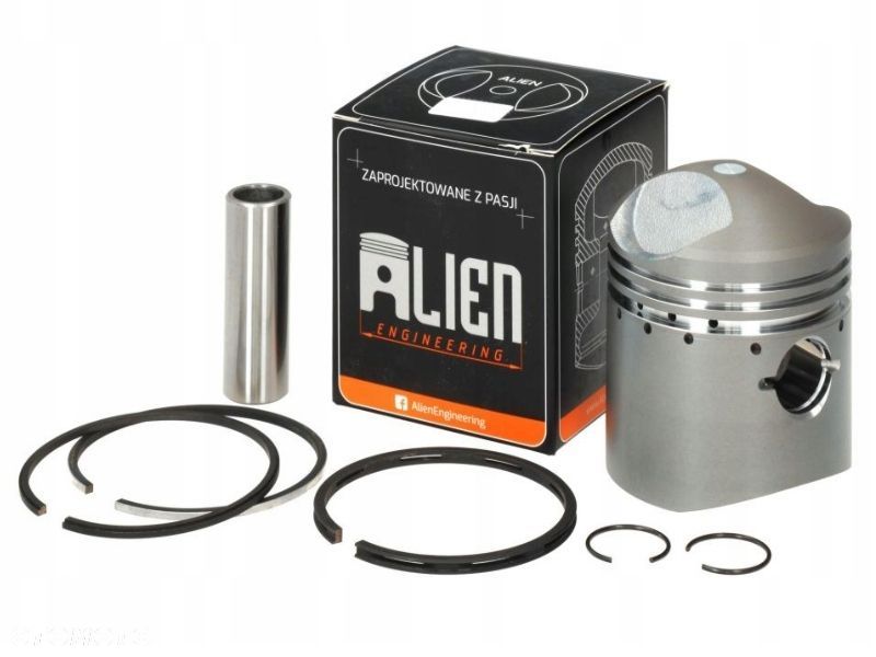 tłok 100% alien do junak m10 junak m 10 m 07 m07 75.50 r2 pierścienie - 1
