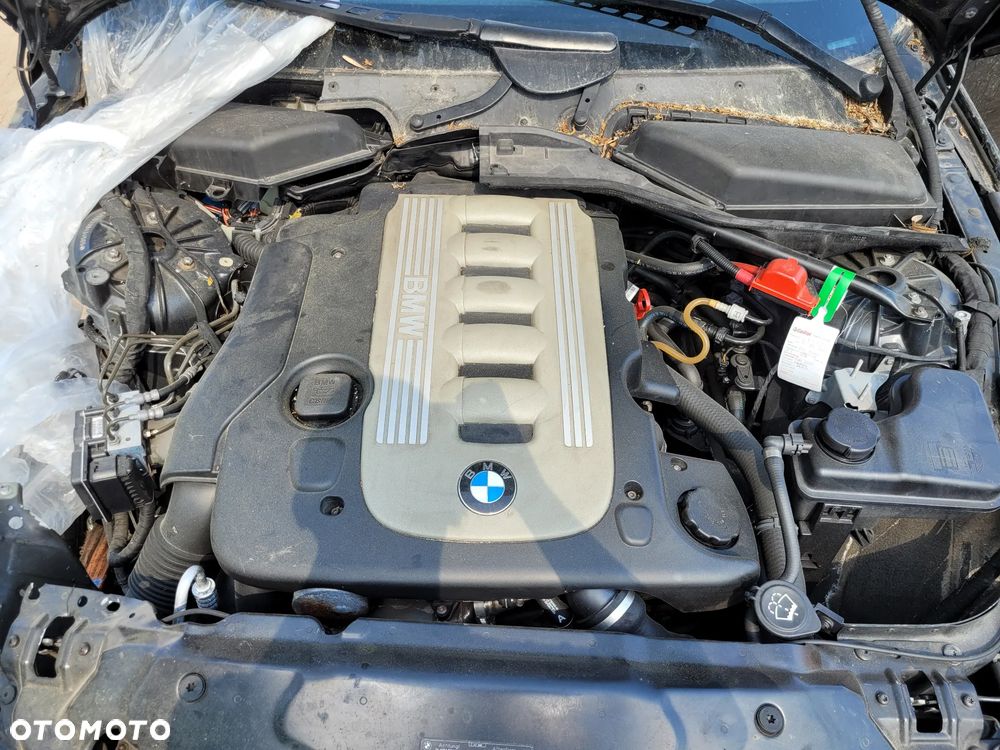 BMW E61 TOURING 2.5 M57D25 silnik skrzynia sanki belka przód tył wahacz zacisk zwrotnica maglownica głowica wtrysk - 1
