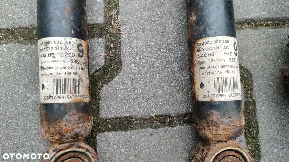 VOLKSWAGEN TIQUAN I 2.0 TSI BELKA ZAWIESZENIA TYLNEGO KOMPLETNA DYFER, AMORTYZATORY, PÓŁOSIE, SPRĘŻYNY - 3