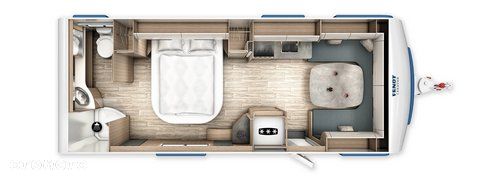 Fendt 650 SFD TENDENZA Klasa Premium! Łóżko królewskie! Kabina prysznicowa! Dostępna od ręki! - 11