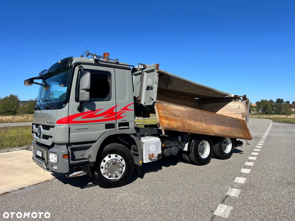 Mercedes-Benz ACTROS 2646  6X4* MILEER KIPER 3 strony*BORDMATIC* 460 koni Automat*Nowe wszystkie opony! - 18