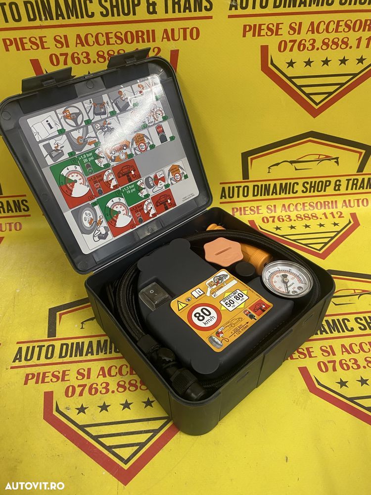 Compresor auto umflat roti 12V 15A 180W original Continental - 2