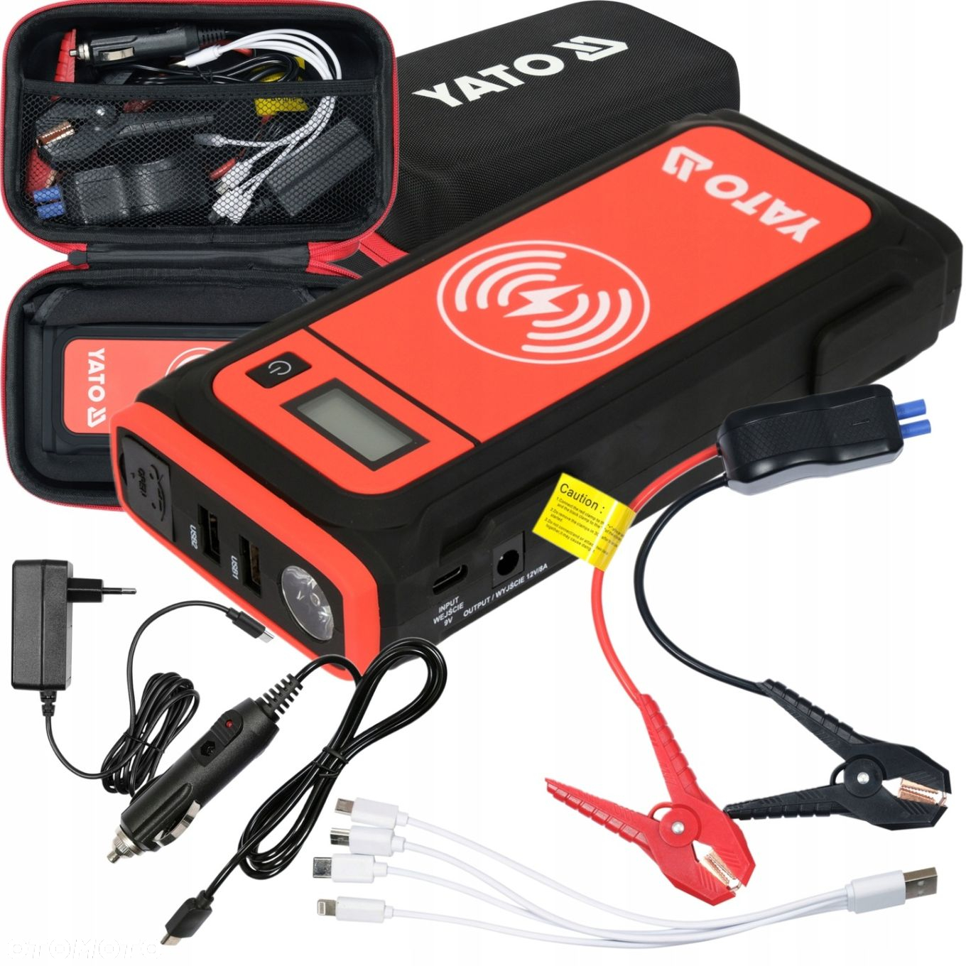 YATO URZĄDZENIE ROZRUCHOWE POWERBANK 16000mAh ŁADOWANIE INDUKCYJNE YT-83085 - 14