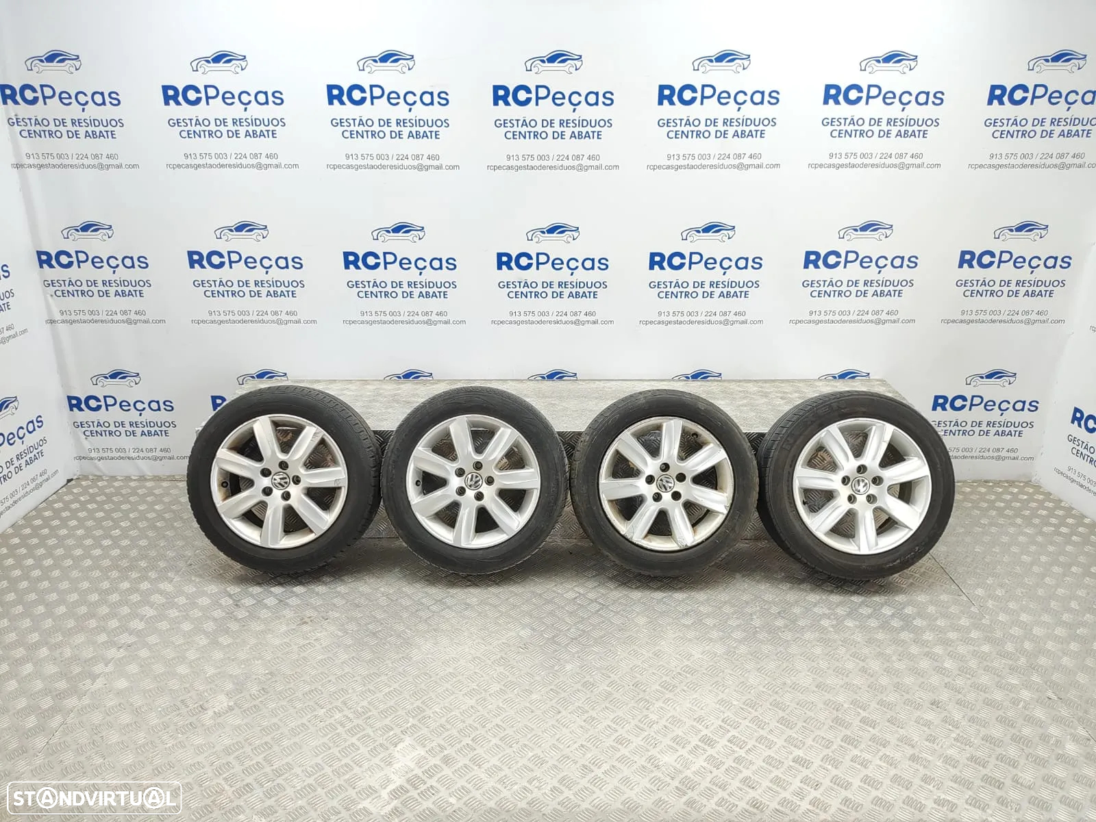 Conjunto Jantes 15 Borbet VW Volkswagen Polo 5 V 6R 6J ET40 5x100 - 12