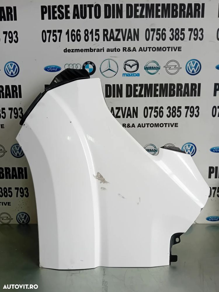 Aripa Stanga Fiat Ducato Peugeot Boxer 2014-2021 Originala Alba - 3