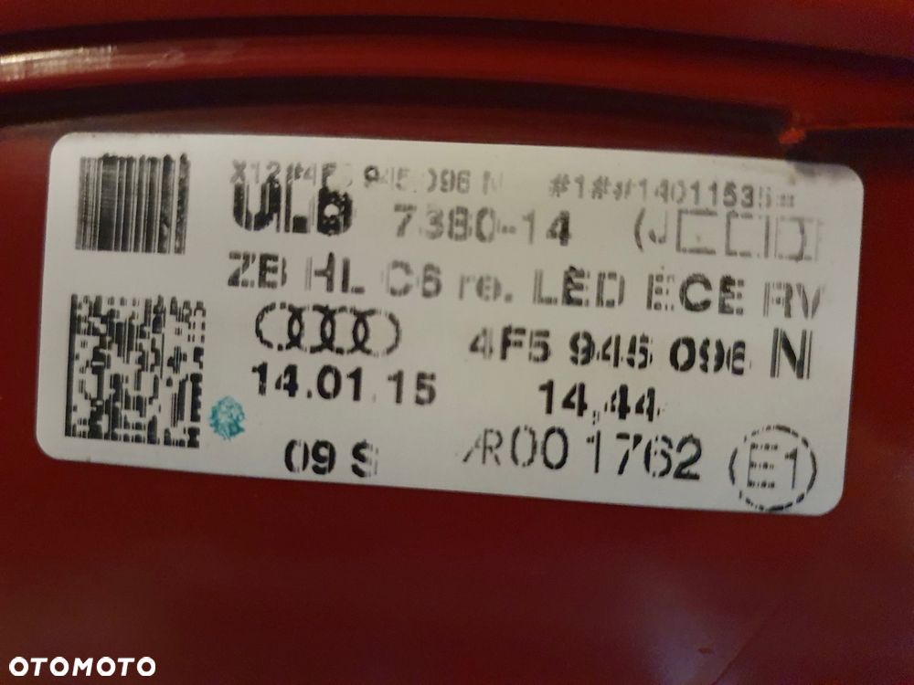 LAMPA PRAWA TYŁ AUDI A6 C6 LED SEDAN - 4