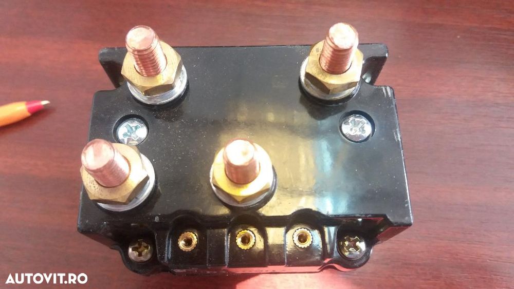 solenoid, releu, bobina dublu sens troliu 500A la 24V - 6