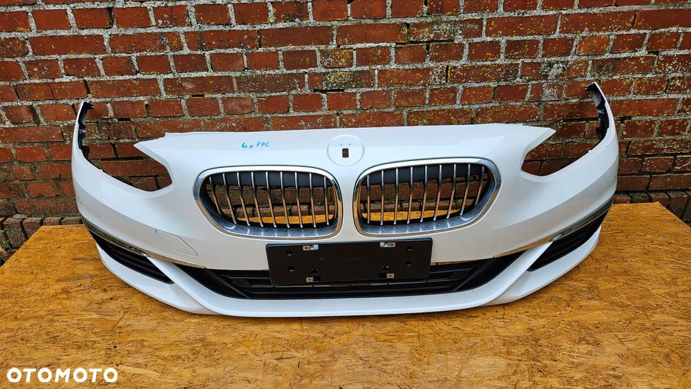 BMW 1 F52 Kompletny zderzak przód pod czujniki parkowania  Zderzak przedni 6x PDC CHROM NOWY 7384645 - 1